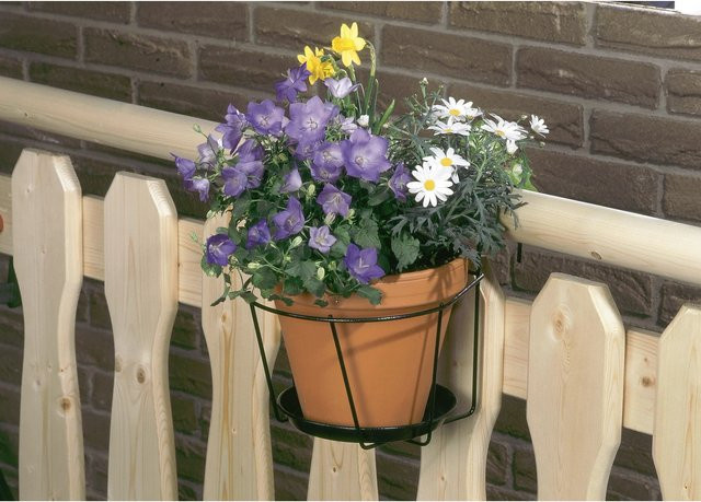 Topfhalter-Haken aus Draht in Anthrazit, Durchmesser: 18 cm - Bild 1