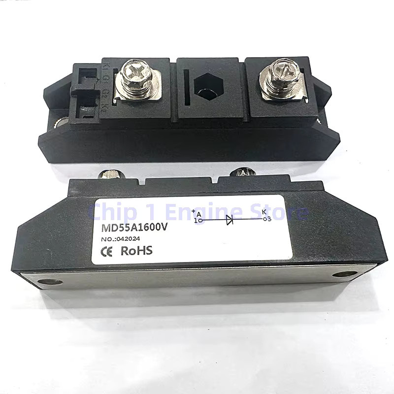 Photovoltaik-Diodenmodul 1600V MD26A mit Verpolungsschutz für Solar-Elektrofahrzeugladung 24/48/72V DC in Schwarz - Bild 3