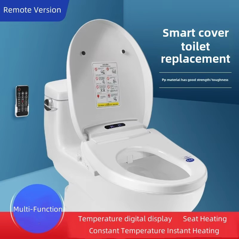 Intelligenter Bidet-Toilettensitz von WEllBlue in Weiß mit Fernbedienung, beheiztem Sitz, Warmlufttrockner und einstellbaren Funktionen für Wasser, Wind und Temperatur - Bild 2