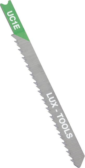 LUX-TOOLS Stichsägeblätter für Holz und Kunststoff mit U-Schaft, 75 mm, Silber - Bild 1