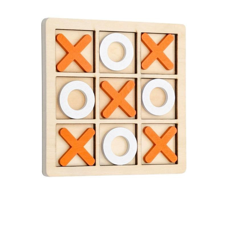 Fashnics Tic Tac Toe Holz Tischspiel Bunt / Mehrfarbig - Bild 1