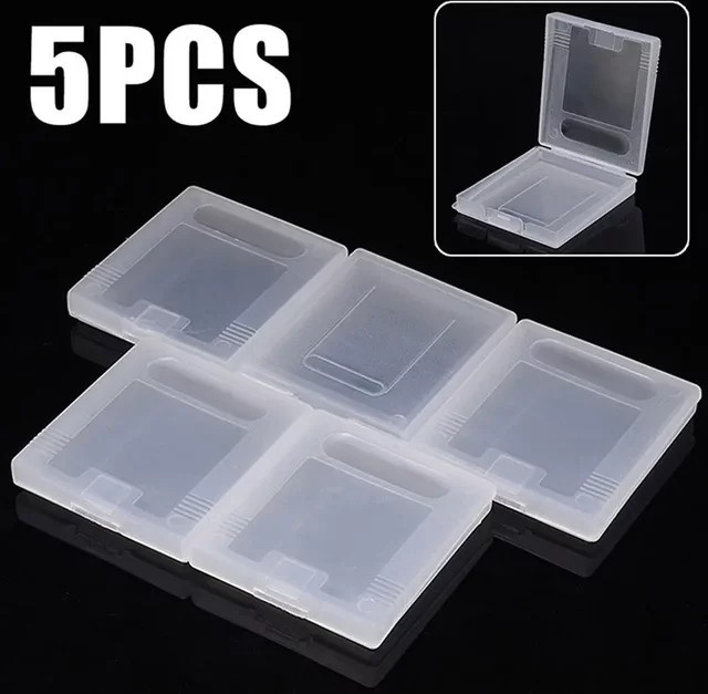 Schützende Plastik-Spielkassettenhülle für Nintendo Game Boy Color GBC, transparent, 1 oder 5 Stück - Bild 1