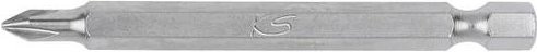 KS Tools Kreuzschlitz-Bit PH000 mit 1/4 Zoll Antrieb und 75 mm Länge in Silber - Bild 1