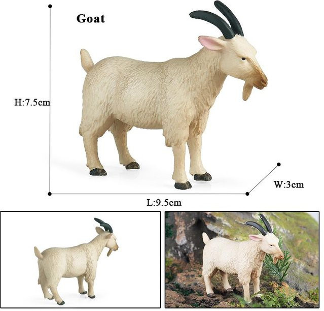 Oenux Schaf Ziege Argali Antilope Modell Actionfigur Bauernhof ab 3-6 Jahre - Bild 1