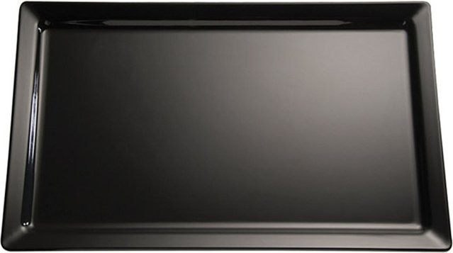 APS GN 2/4 Tablett PURE aus Melamin in Schwarz, Rechteckig, B: 16,2 cm, L: 53 cm, H: 3 cm - Bild 1