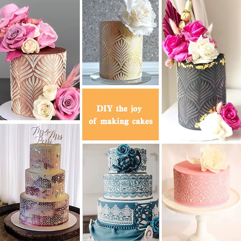 FAIS DU Fondant Schablonen aus Kunststoff in Weiß zur Dekoration von Torten, Cupcakes und Gebäck - Bild 3