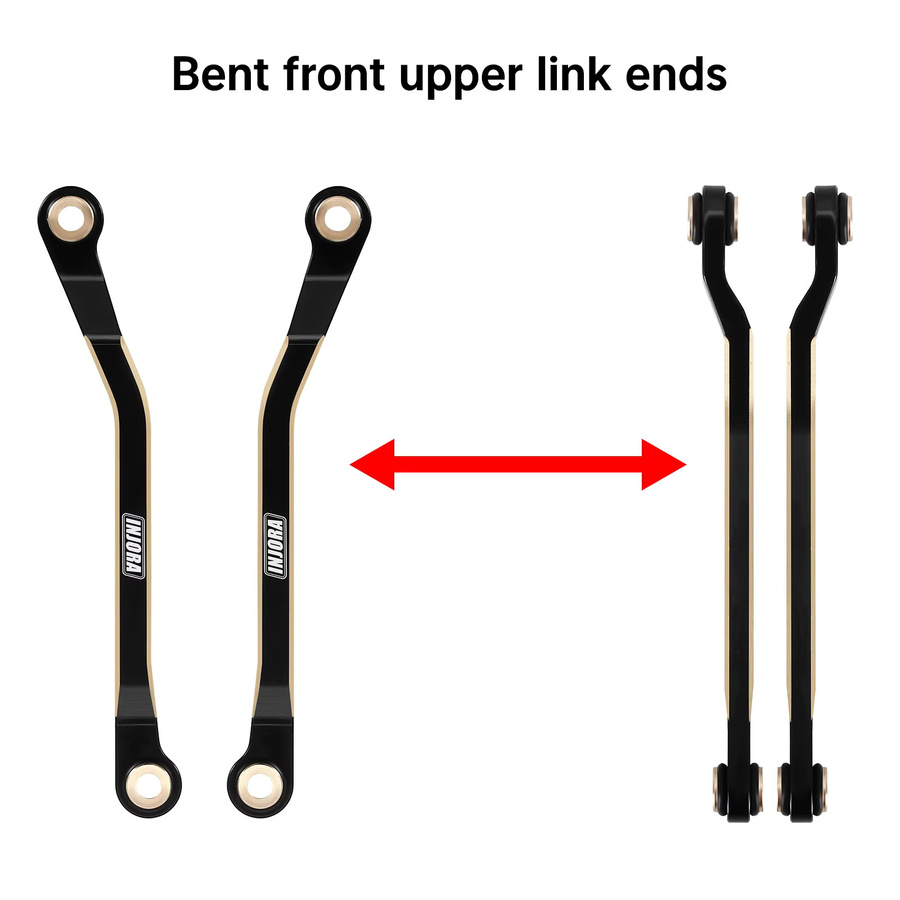 INJORA Messing High Clearance Links Set, Zubehör, Metall - Bild 3