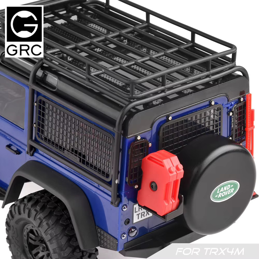GRC TRX4M Edelstahl-Diamantbleche, karierte Platte, Zubehör, Metall - Bild 3