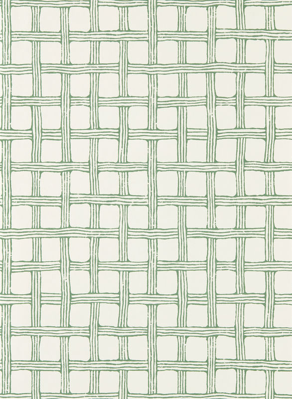 Scion Tapete Fretwork Forest in Grün mit geometrischem Mid-Century Design aus Vlies - Bild 2
