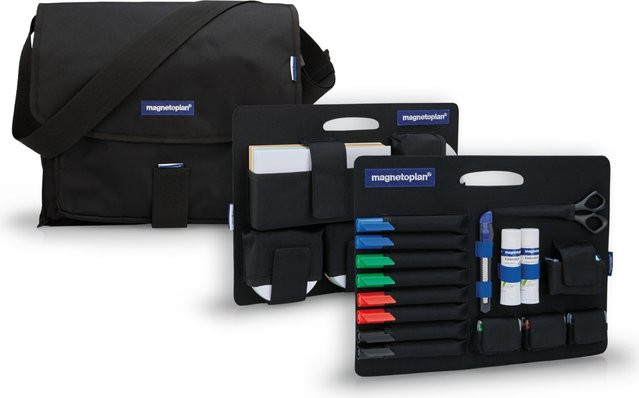 Magnetoplan Moderatorentasche Messenger befüllt für Professionals - Bild 1