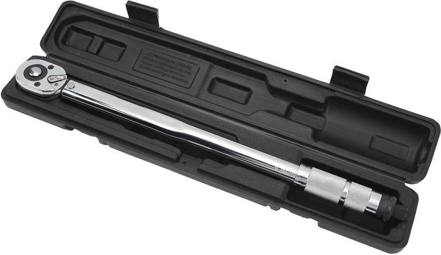 Aimo 1/2 Zoll Klick-Drehmomentschlüssel mit 28 bis 210 Nm und 4 Prozent Genauigkeit in Schwarz und Silber - Bild 1