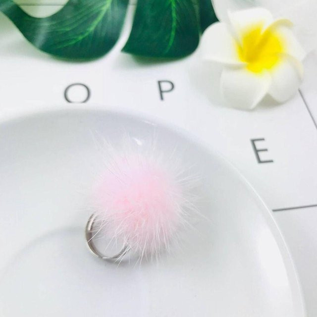 Fingerring Messing, hellrosa, Damen - Bild 1