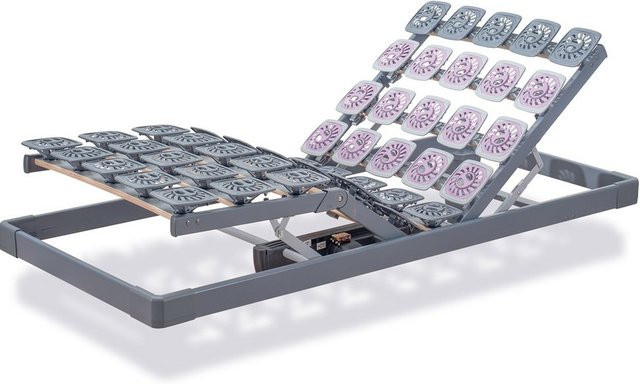 Tempur Premium Flex 2000 Systemrahmen in Grau, motorisch verstellbar mit Kopf-, Fuß- und Lendenwirbelstützung und kabelloser Fernbedienung - Bild 1
