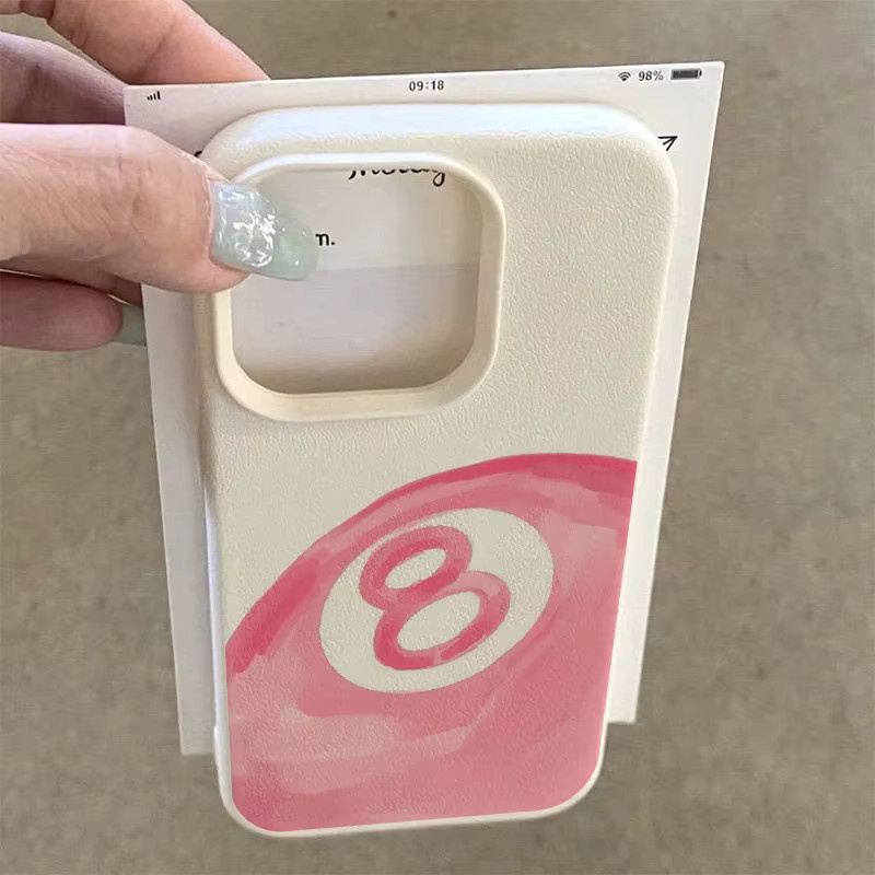 XCEOENM Handyhülle mit Billardkugel-Muster für iPhone 11 bis iPhone 17 Pro Max, weiche TPU Hülle, Multicolour - Bild 2