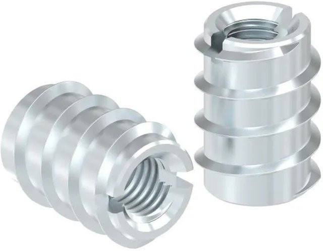 FeNau Einschraubmuffe Typ A aus verzinktem Stahl in Silber, M12x30 mit 19,0 mm Vorbohrung - Bild 1