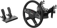 Moza Racing RS071 Trucking Bundle PC Gaming-Set mit R5-Basis, TSW-LKW-Lenkrad, SRP-Lite-Pedale und RS071-Klemmen in Schwarz - Bild 1