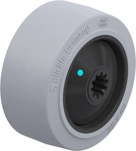 Blickle Kunststoff-Rad POEV 82/10KFD-SG in Grau und Schwarz mit einem Durchmesser von 80 mm und einer Tragfähigkeit von 170 kg - Bild 1