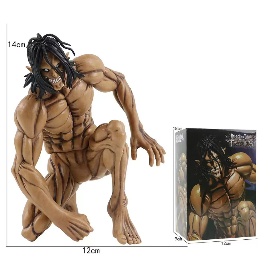 Bandai Attack on Titan Figur, Fantasy, Kunststoff, Braun - Bild 2