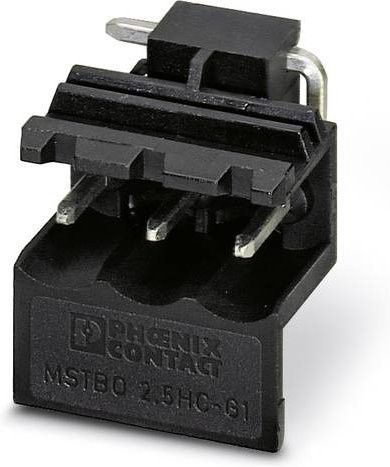 Phoenix Contact Stiftgehäuse-Platine MSTBO in Schwarz mit 5mm Rastermaß, 200 Stück - Bild 1