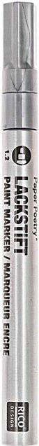 Rico Design Lackmarker Silber mit 1,2 mm Strichstärke permanent - Bild 1