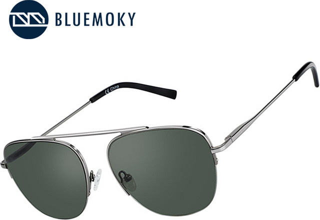 BLUEMOKY Sonnenbrille Aviator, Metall, Vollrand, Herren - Bild 1