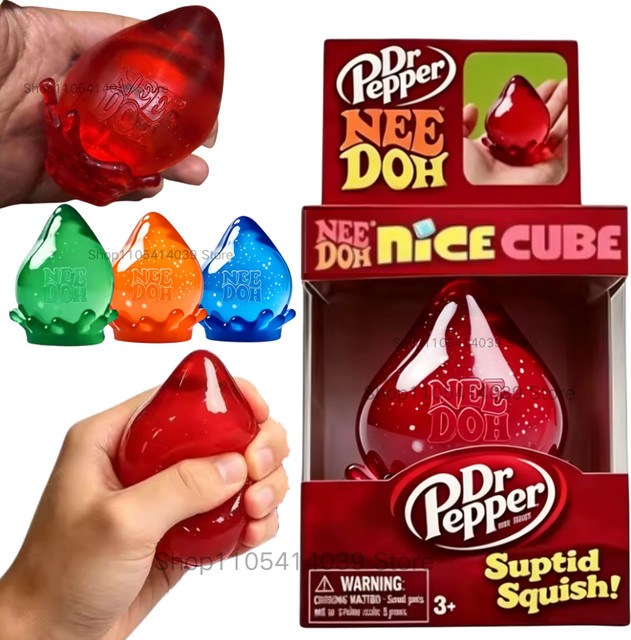 Schylling Nee Doh Maltose, tropfenförmiges Quetschspielzeug, weiches sensorisches Fidget-Spielzeug - Bild 1