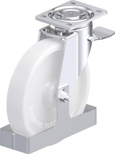 Blickle Stahlblech-Lenkrolle LH-SPO 251G-ST-FS, verzinkt, Rad-Durchmesser: 250 mm, Tragfähigkeit: 900 kg - Bild 1