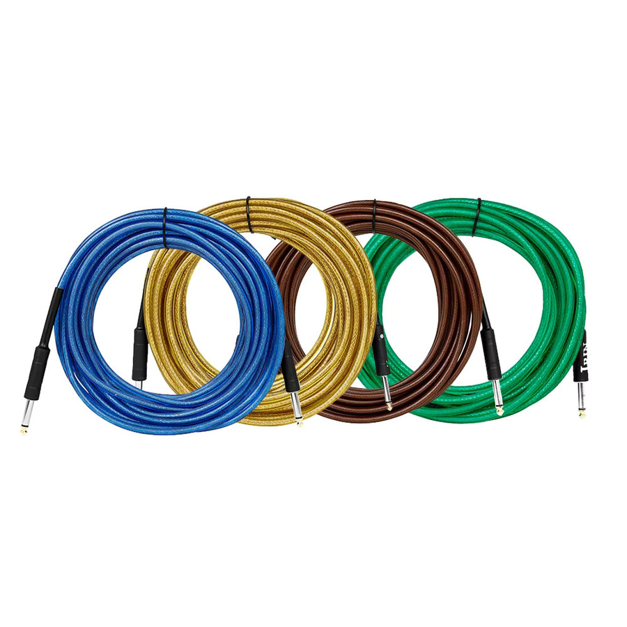 IRIN Gitarren-Audiokabel mit 3,5 mm Jack, geräuschreduzierendes und abgeschirmtes Kabel für Verstärker, erhältlich in Schwarz oder Multicolour - Bild 3