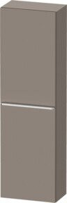 Duravit Halbhochschrank D-Neo in Grau Matt mit 1 Tür und 4 Regalböden, B/T: 40 x 24 cm - Bild 1