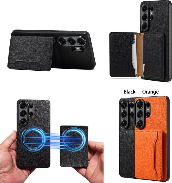 Magnetische Handyhülle für Samsung Galaxy S26 S25 S24 S23 A56 A55 A54 A53 A52 A36 A35 A34 A32 A25 A24 A22 A17 A16 A15 A14 A13 A05 in Schwarz - Bild 1