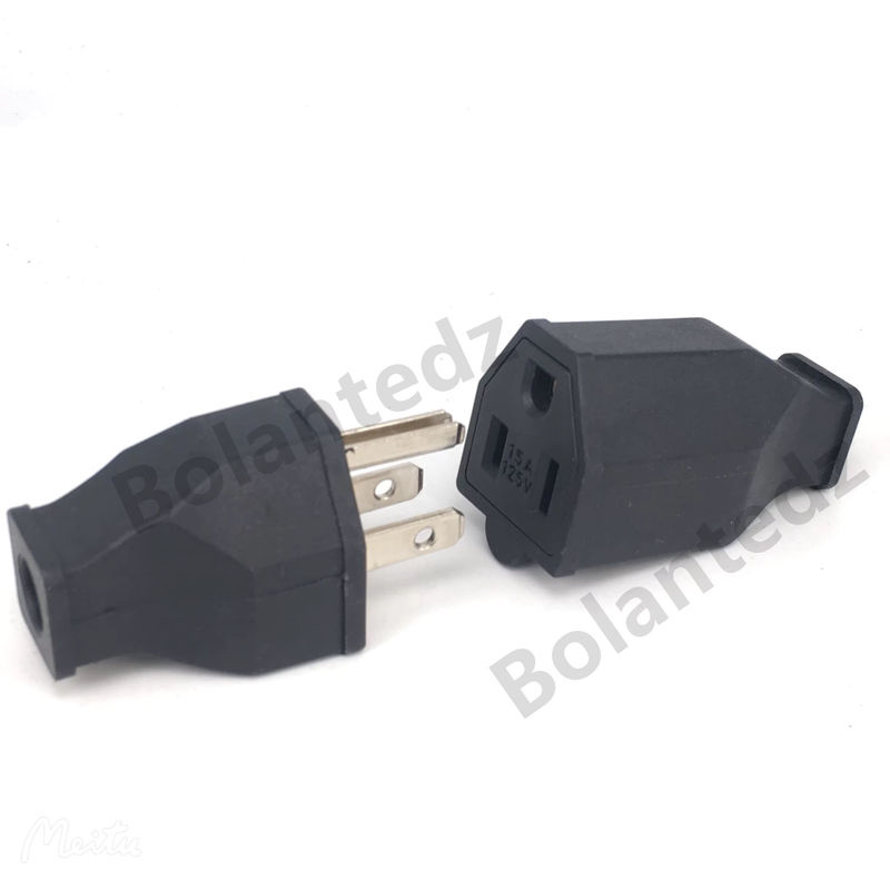 Bolantedz US-Steckdose und Stecker Set Nema L5-15P L5-15R Schwarz 125 V 15 A - Bild 3