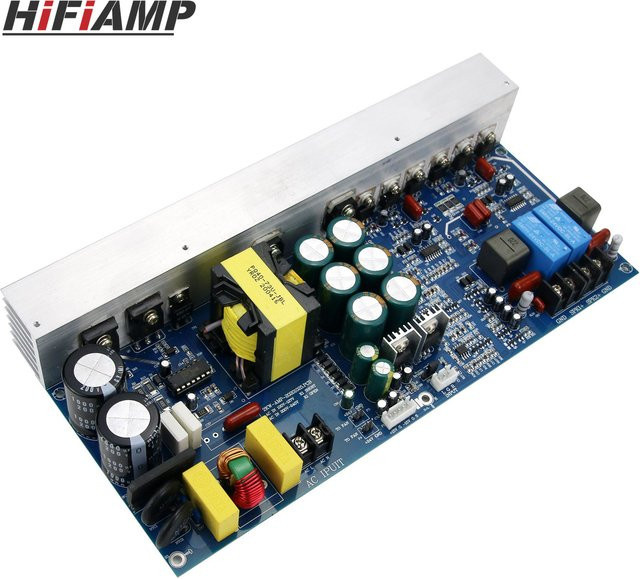 HiFiAMP Digitaler Stereo 2-Kanal Leistungsverstärker-Board 1000W mit Schaltnetzteil - Bild 1