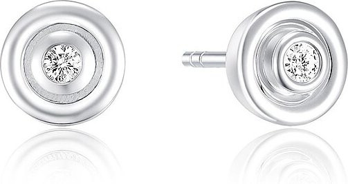 Quinn Ohrschmuck, 925 Silber, Brillant, Zirkonia, Unisex - Bild 1