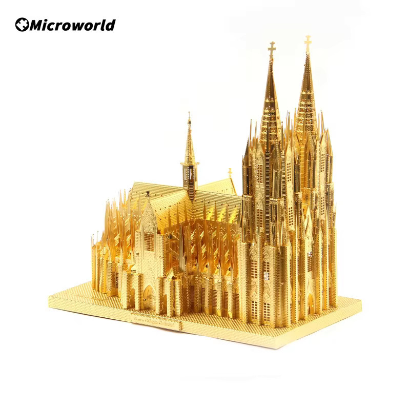 Microworld Köln Kathedrale, 3D Gebäude Metall Puzzle, ab 14 Jahren - Bild 1