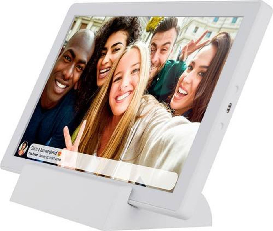 Denver PFF-1070W Digitaler Bilderrahmen Frameo mit 10,1 Zoll Display, WLAN und 16 GB Speicher, Weiß - Bild 2