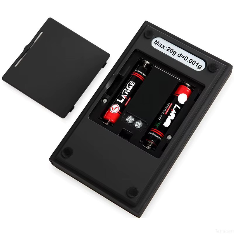 Tehaoen Elektronische Digitalwaage in Schwarz, Präzisions-Mini-Waage für Gold, Schmuck und Diamanten mit 0,001 g Messgenauigkeit - Bild 2