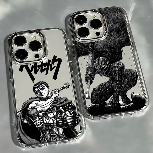 Berserk Guts Anime Handyhülle für iPhone 11 bis iPhone 17 Pro Max transparent - Bild 1