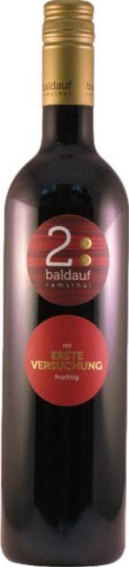 Baldauf Rotwein Erste Versuchung 2023, Franken, halbtrocken, 0,75 l - Bild 1