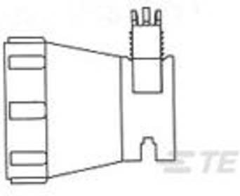 TE Connectivity Circular Plastic Connector 1445856-1 - Bild 1