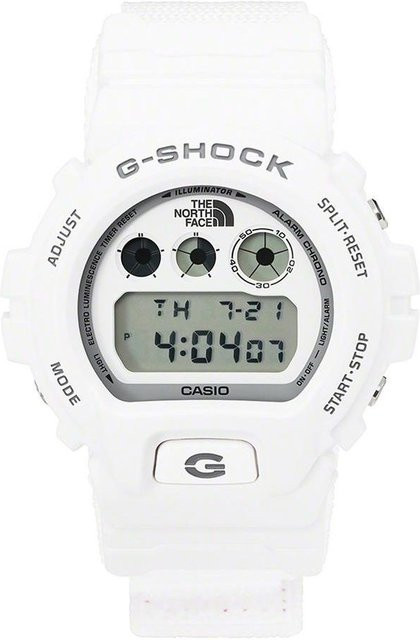 Casio Digitaluhr G-Shock, Quarz, Kunststoff, Weiß, Unisex - Bild 1