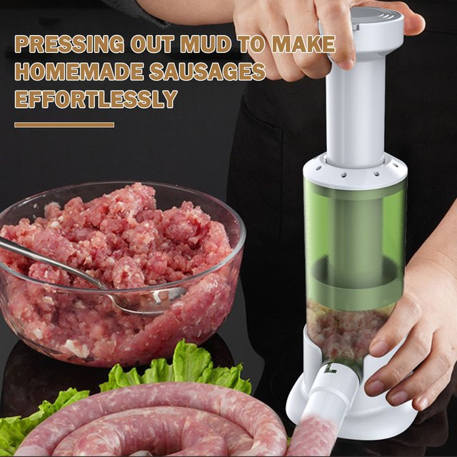 Stookits Mehrzweck Wurstfüller für Fleisch und Wurst in Grün und Weiß - Bild 1