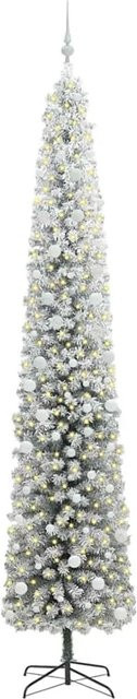 vidaXL Künstlicher Weihnachtsbaum in Grün mit 300 warmweißen LEDs und Ständer, Höhe: 300 cm - Bild 1