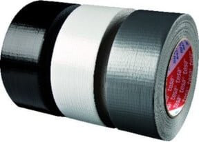 tesa 4613 Gewebeklebeband Duct Tape aus Baumwollgewebe in Schwarz, Breite: 50 mm, Länge: 50 m - Bild 1