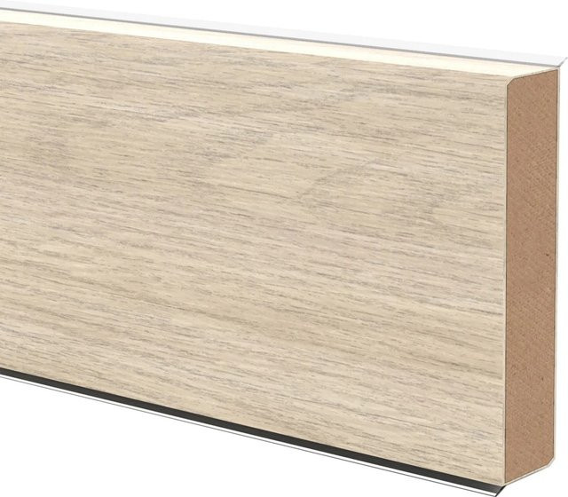 Döllken Profiles Sockelleiste Cubu 60 Touch & Style SpaTue Grit in Beige und Braun, H x B x T: 60 mm x 13 mm x 2500 mm Länge - Bild 1