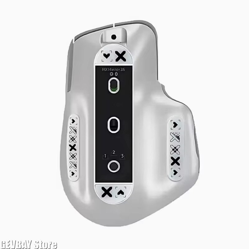 Glas-Mausschlittschuhe für Logitech MX Master 3/3s in Weiß, glatte Mausfüße mit gebogener Kante für ein präzises Gleitgefühl - Bild 2