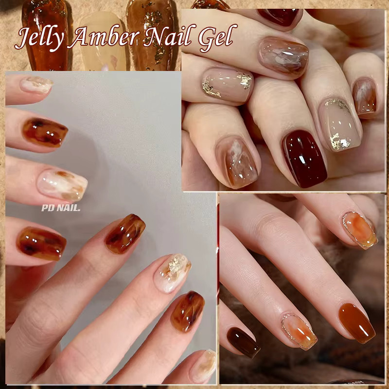 LILYCUTE Nagellack Amber, 7 ml, Matt - Bild 3