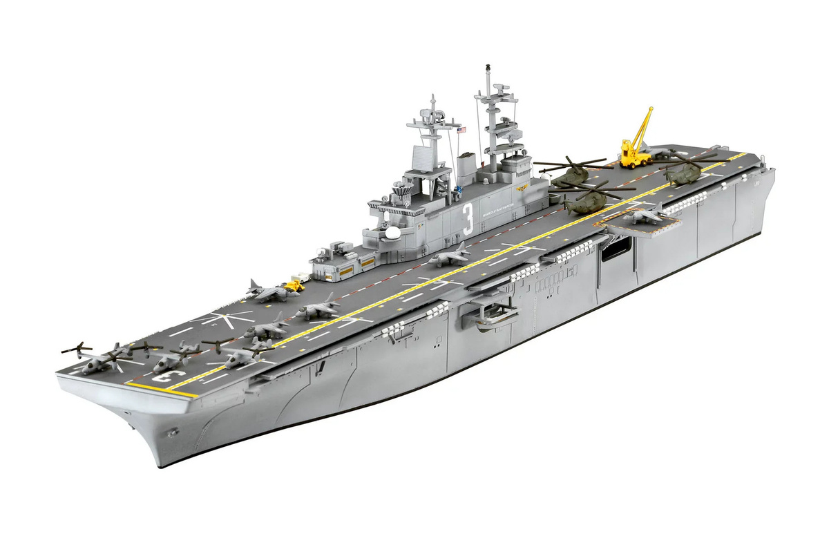 Revell US Navy Assault Carrier WASP Class Schiff - Bild 2