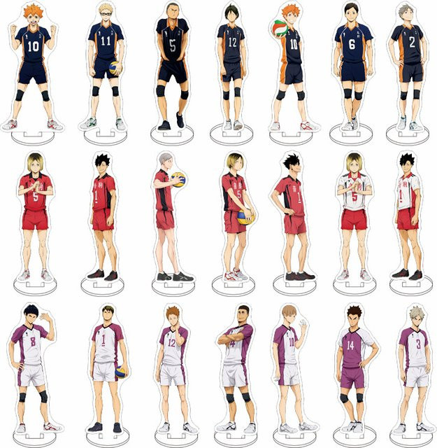 Bandai Haikyuu!! Acryl-Cartoon-Standmodellplatte, Zubehör - Bild 1