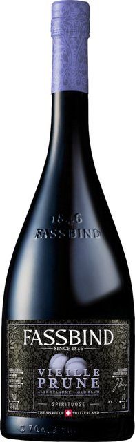Fassbind Les Vieilles Barriques Alte Pflaume, Edelbrand, Schweiz, 40% Vol., 0,7 l - Bild 1