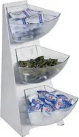 APS Multi-Rack 3-stufiger Portionsspender, transparent, B/T/H: 16 x 21 x 41 cm - Bild 1